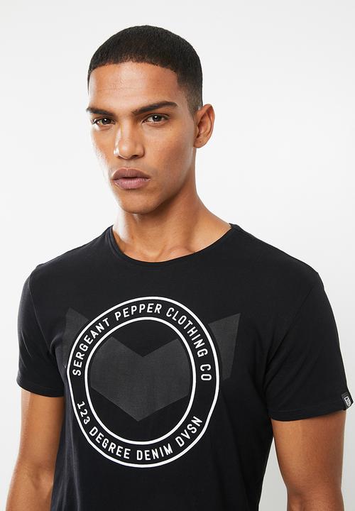 S.P.C.C - Barrow straight hem logo tee - black