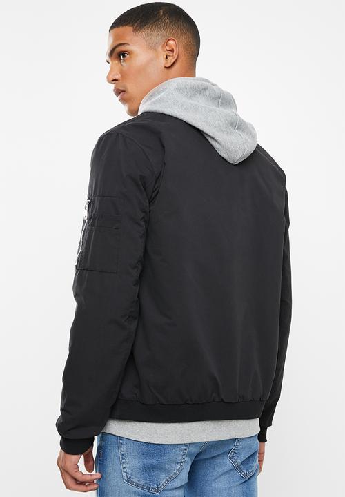 Jack & Jones - Rush bomber - black