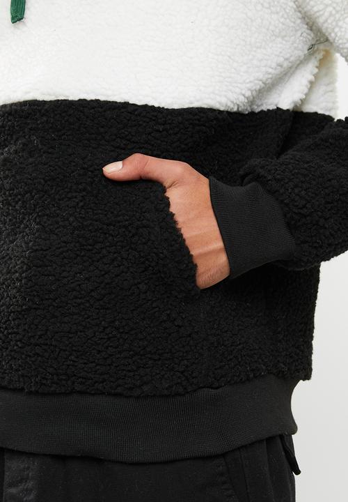 Brave Soul - Droneb cb borg hoodie - multi 