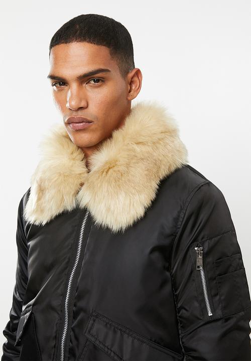 Brave Soul - Eastcott bomber jacket - black