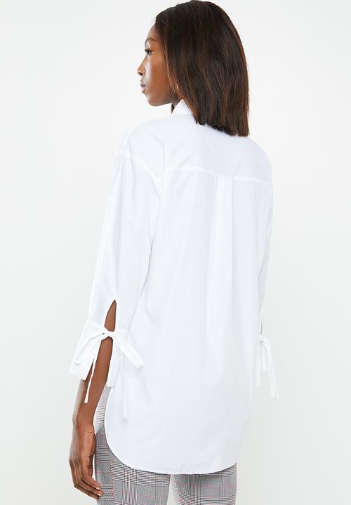 edit - Cotton shirt - white