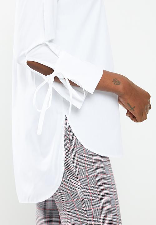edit - Cotton shirt - white