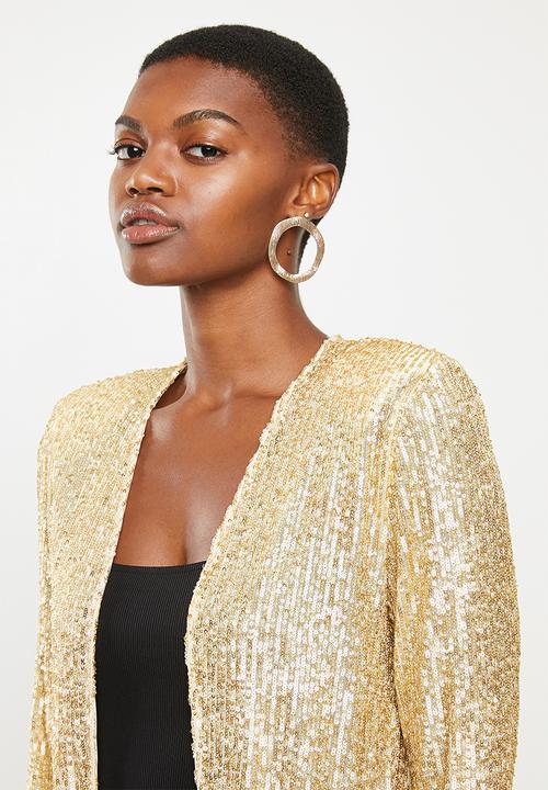 VELVET - Sequins jacket - gold