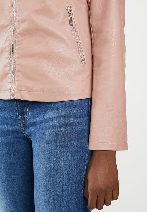 edit - Biker jacket - pink