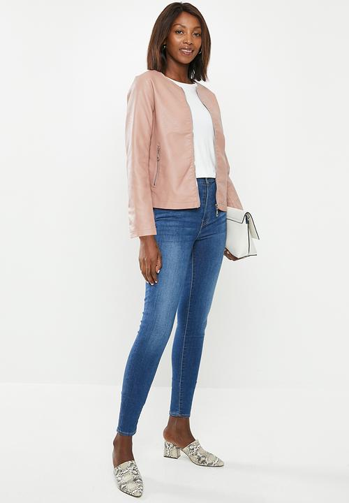 edit - Biker jacket - pink