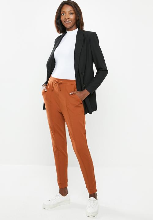 edit - Ponti knit jogger - rust