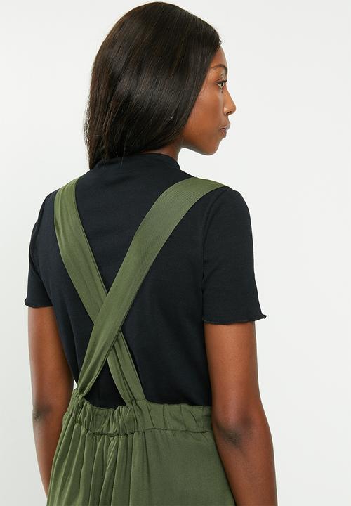 Superbalist - Soft tie jumpsuit - khaki