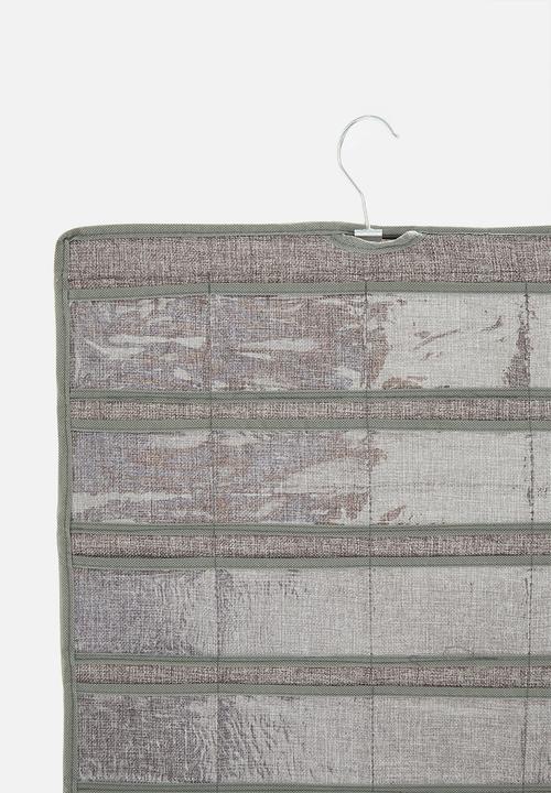 Sixth Floor - 2-sided jewellery organiser - grey