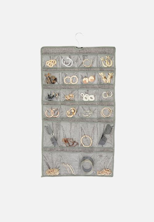 Sixth Floor - 2-sided jewellery organiser - grey