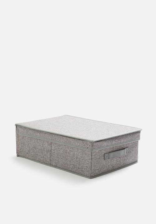 Sixth Floor - Lidded storage box - grey
