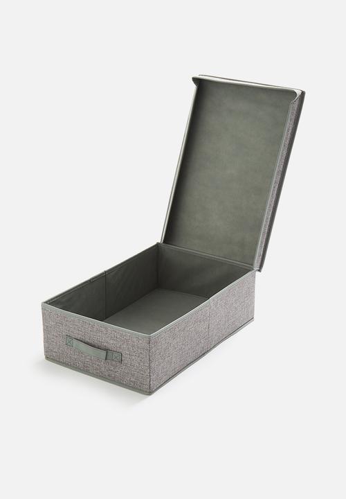 Sixth Floor - Lidded storage box - grey