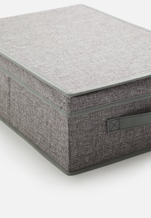 Sixth Floor - Lidded storage box - grey