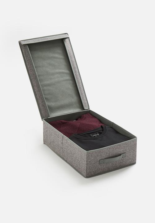 Sixth Floor - Lidded storage box - grey