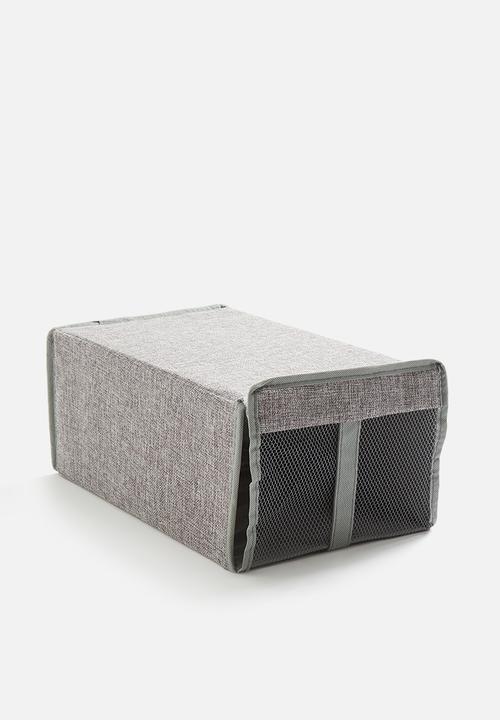 Sixth Floor - Mesh cover shoe box - grey