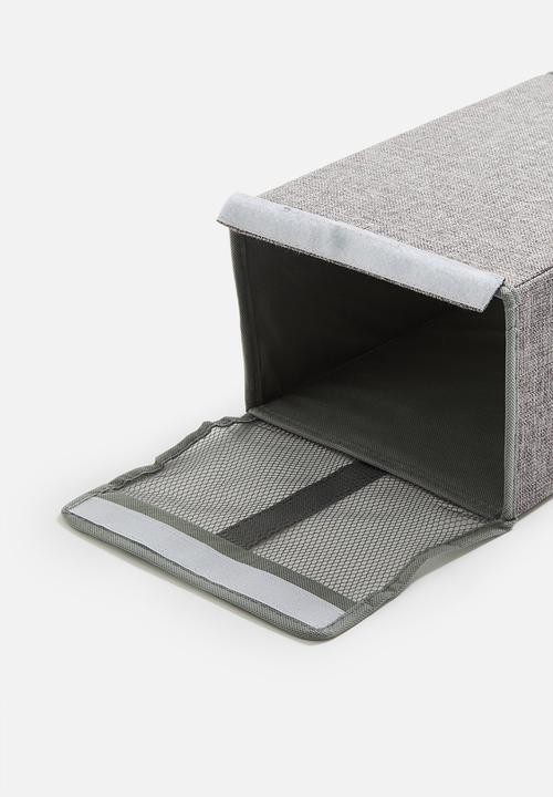 Sixth Floor - Mesh cover shoe box - grey