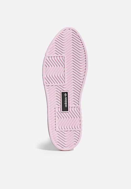 adidas Originals - Sleek Super - white / grey / true pink