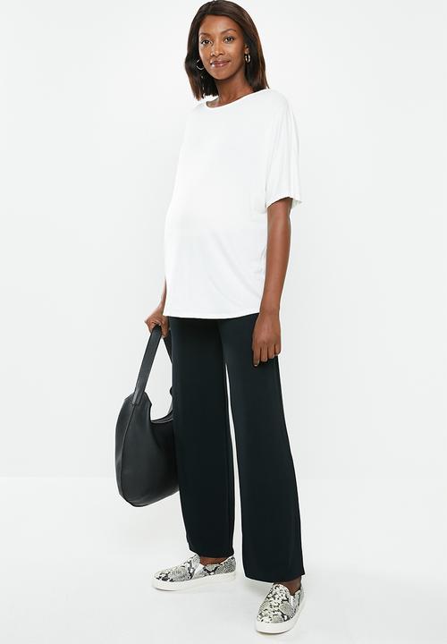 Cherry Melon - Maternity Ballerina pants- black