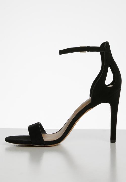 ALDO - Violla suede heel - black
