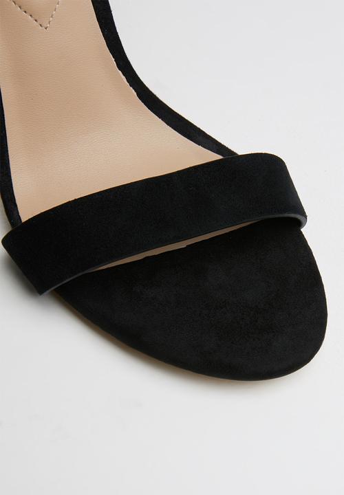 ALDO - Violla suede heel - black