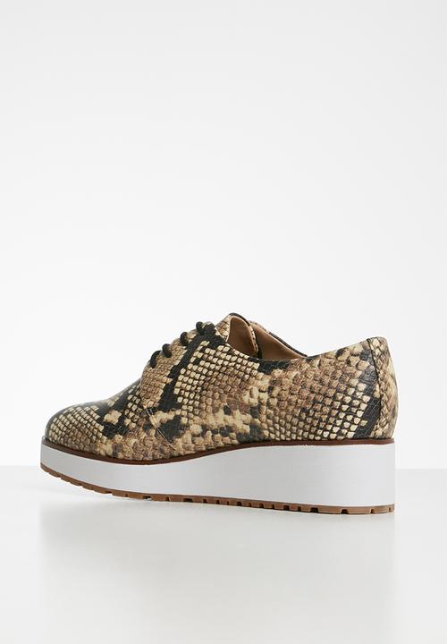 ALDO - Lovirede oxford - beige & brown 