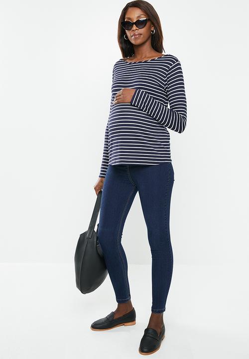 Cherry Melon - Maternity Powerfit skinny jeans - blue 