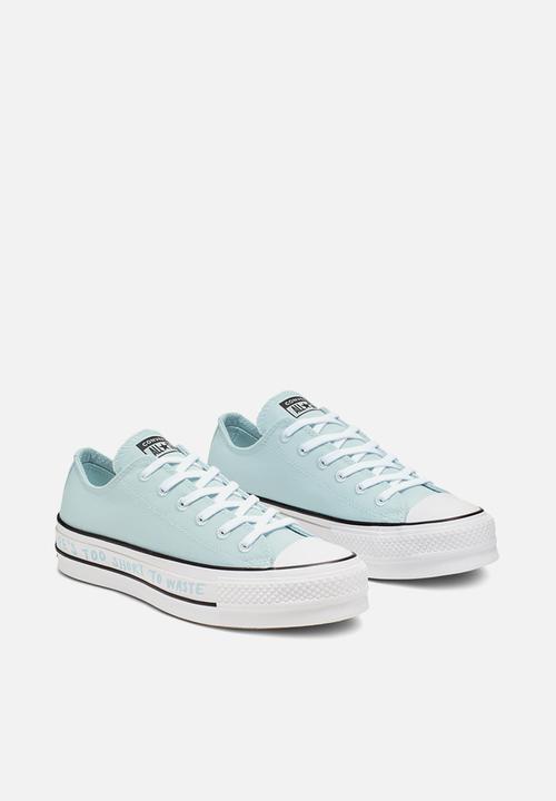 Converse - Chuck Taylor All Star lift ox - polar blue/white/black 