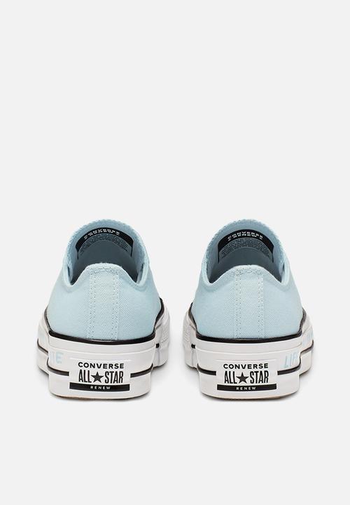 Converse - Chuck Taylor All Star lift ox - polar blue/white/black 