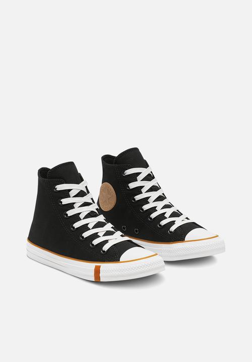 Converse - Chuck Taylor All Star hi - black/white/light brown 