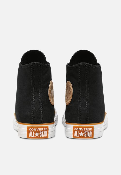 Converse - Chuck Taylor All Star hi - black/white/light brown 