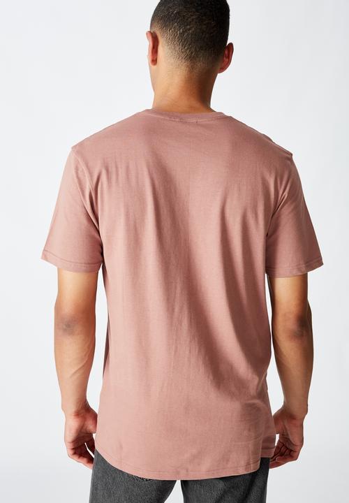 Cotton On - Unknown projects Tbar text T-shirt - dirty pink 
