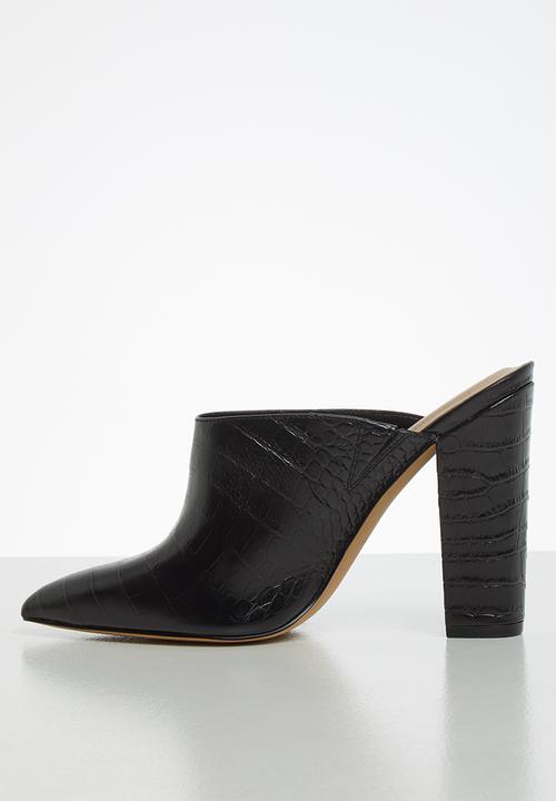 ALDO - Nichy leather heel - black 