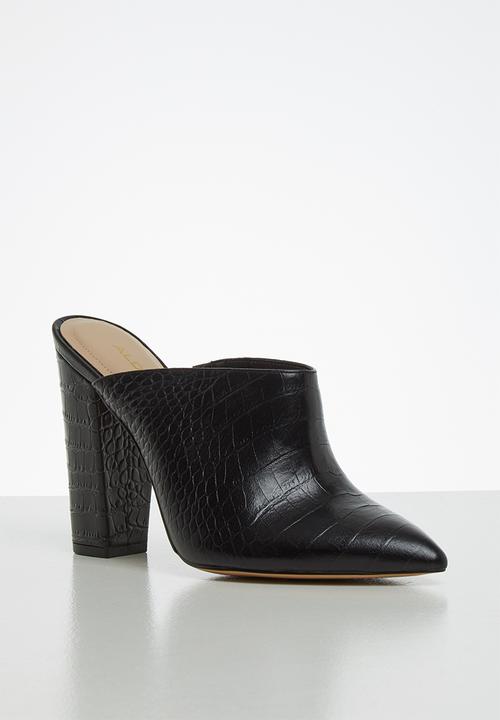 ALDO - Nichy leather heel - black 