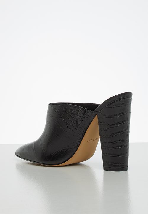 ALDO - Nichy leather heel - black 