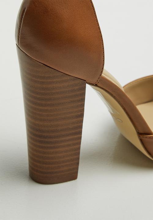 ALDO - Nicholesd leather heel - tan