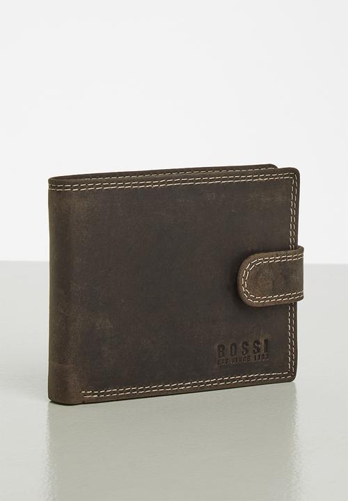 BOSSI - Leather hunsbt - brown
