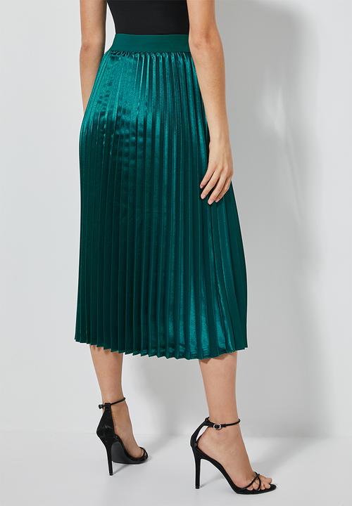 Superbalist - Pleated skirt - teal 