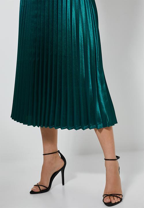 Superbalist - Pleated skirt - teal 
