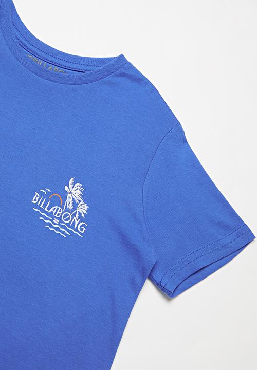 Billabong  - Social club short sleeve tee - blue