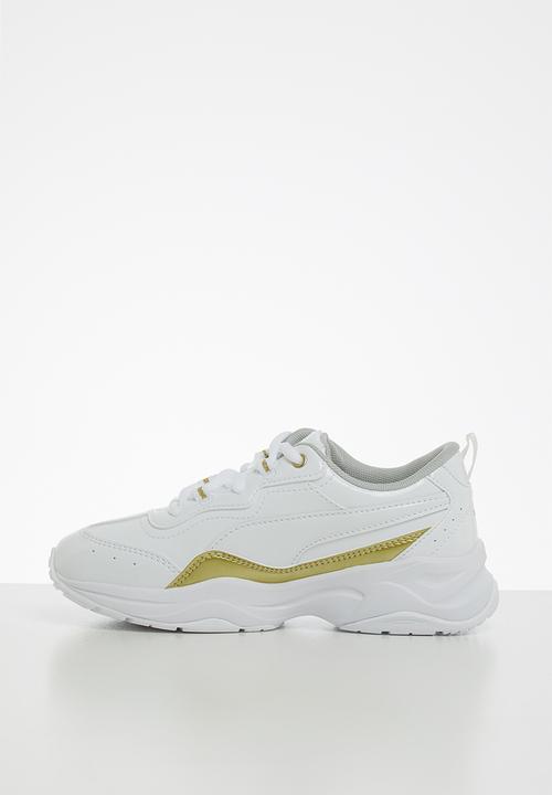PUMA - Cilia patent ps Puma - white & gold