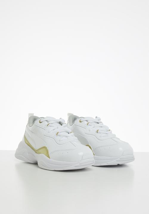 PUMA - Cilia patent ps Puma - white & gold