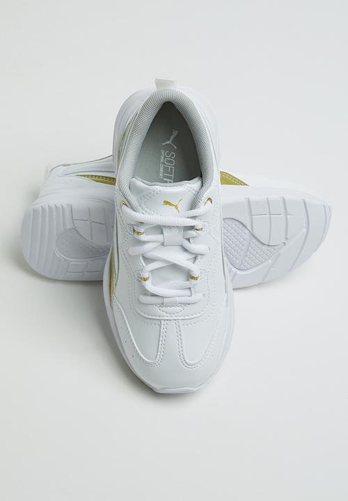 PUMA - Cilia patent ps Puma - white & gold