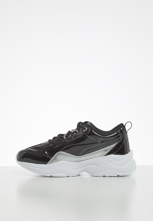PUMA - Cilia patent jr Puma - black & silver