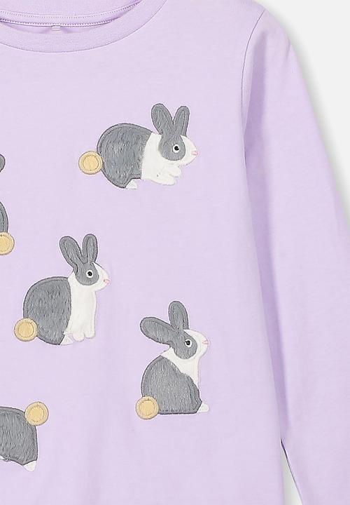 Cotton On - Stevie embellished tee - lilac