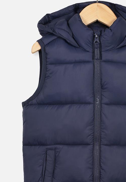 Cotton On - Billie puffer jacket - navy blazer