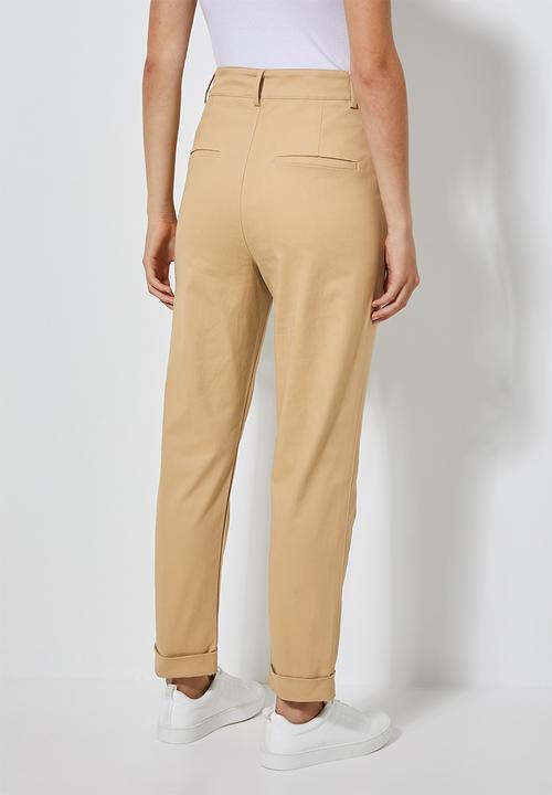 Superbalist - Tapered trousers - camel