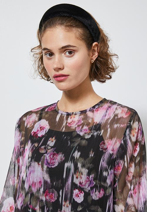 Superbalist - Dropped waist dress - diffused rose floral
