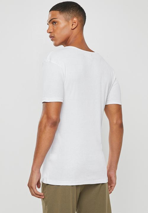 Superbalist - 2 pack premium ribbed V-neck sleep tops - white