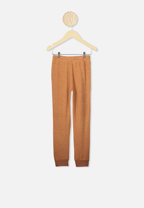 Free by Cotton On - Super soft trackpant - rust 