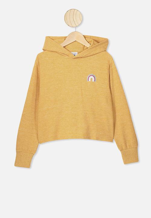 yellow hoodie cotton on