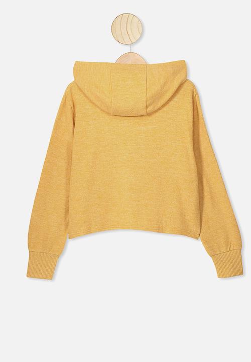 Free by Cotton On - Super soft hoodie - yellow 